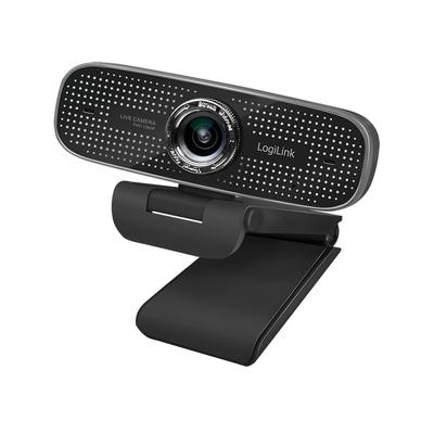 LogiLink Full HD USB Webcam 2 Microphone Focus Noise Reduction