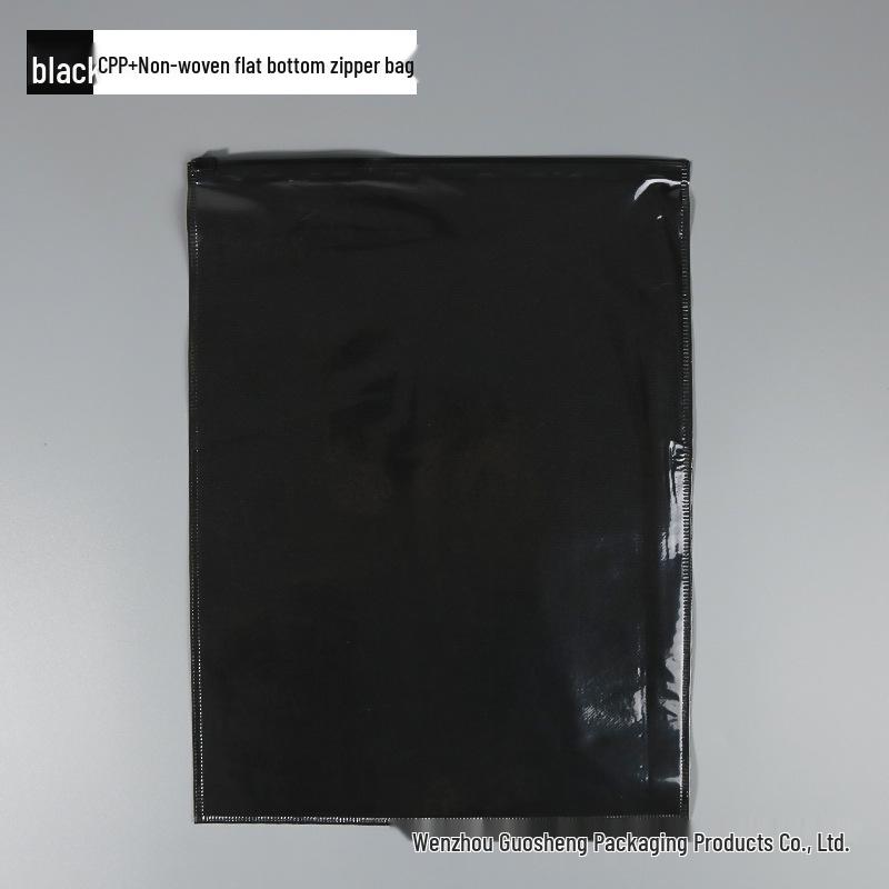 Thickened Transparent CPP Zipper Bag for Clothing, Shoes & Socks - Custom Logo Dustproof Storage Solution