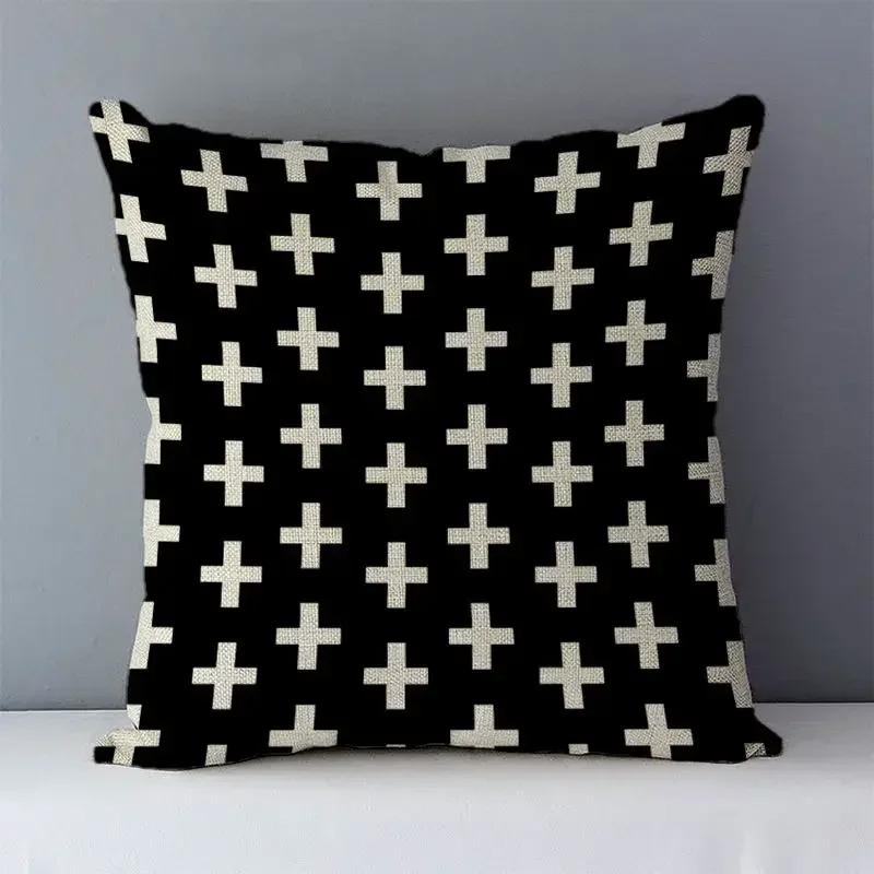 45X45cm Featured Hot Sale Geometric Cozy Cushion Cover Home Decorative Pillows Cover Square Cushion Covers Pillow Case