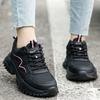 Work Boots Steel Toe Sports Shoes For Women Lightweight Safety Shoes Anti Slip Work Shoes Breathable Construction Work Shoes