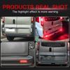 LED Rear Bumper Reflector Tail Light Red For Opel Vauxhall Vivaro Movano A Renault Master Trafic Nissan Primastar Car Accessory