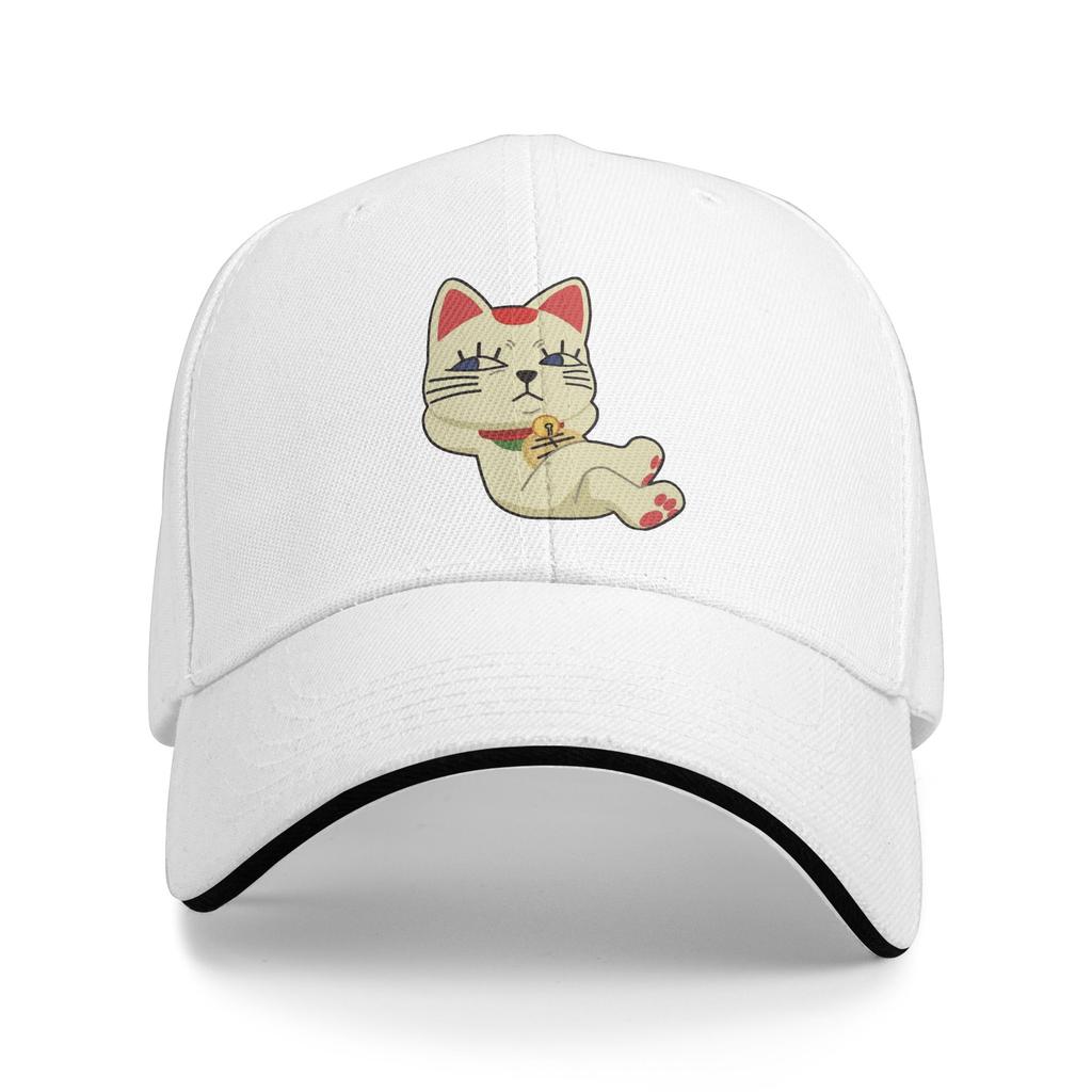 Turbo Granny Cat Figurine Dandadan Lazy and Judgmental Expression Baseball Cap  UnisexTeens Hats Summer Tennis Skate Cap