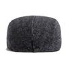Woolen Spring and Autumn Thin Beret Men's British Retro Newsboy Hat Casual Herringbone Forward Hat Peaked Cap Women