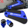 New For CFMOTO CF 650 650MT 700MT 650NK 400NK 650GT Motorcycle CNC Aluminum Front Brake Fluid Reservoir Cover Mirror Hole Plugs