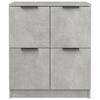 Sideboards 2 pcs Concrete Grey 60 x 30 x 70 cm Particleboard