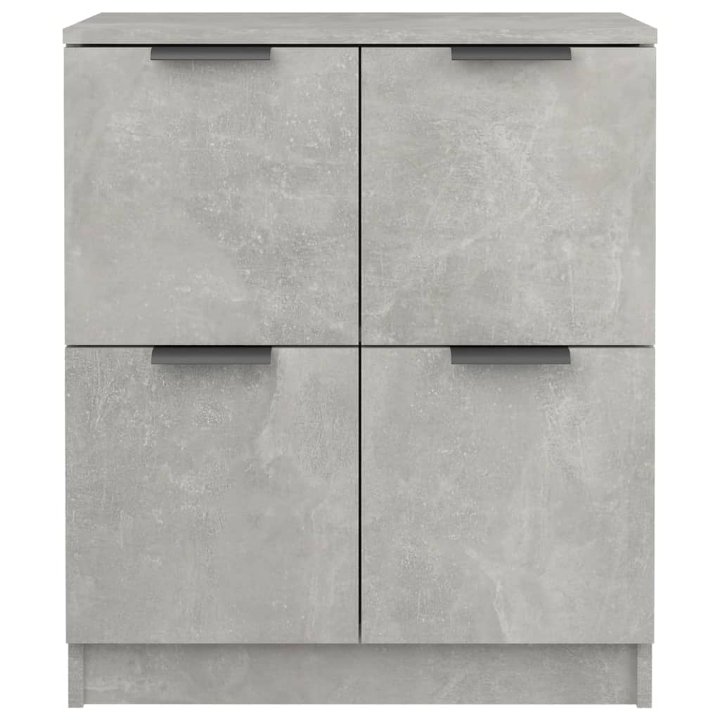 Sideboards 2 pcs Concrete Grey 60 x 30 x 70 cm Particleboard