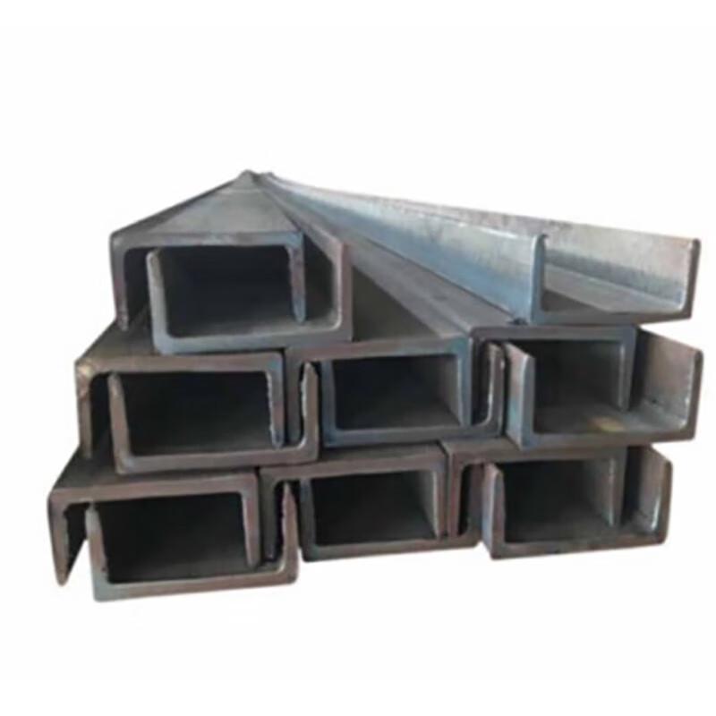 Black U-Shaped Steel Channel