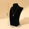 Human Shape Necklace Display Stand Velvet Cloth Ornament Holder Jewelry Show Rack  Home Showcase