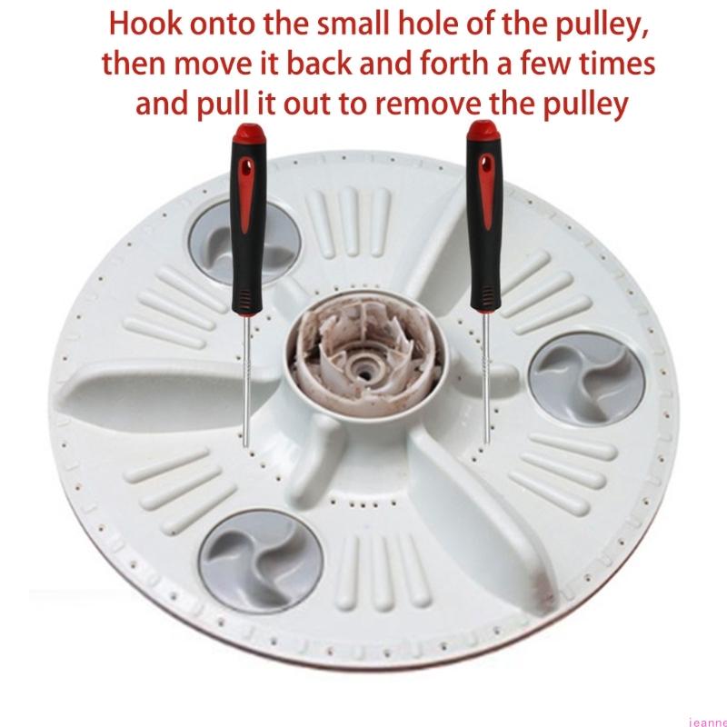 Stabiles Metall-Rechtwinkliges Hakenwerkzeug Metall-Pulsator-Reinigung Zubehör für Effiziente Pulsator-Waschmaschinen-Chassis-Demontage