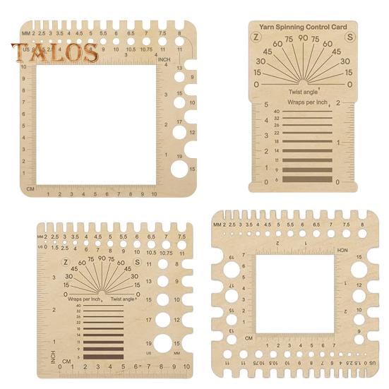 Knitting Needle Gauge Ruler US Size Crochet Hooks Ruler Compact Measure Crochet Knitting Needle Gauge Sewing Knitting Tools Ruler for Beginners