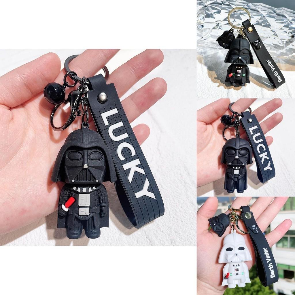 Premium Deadpool Star Wars Keychain Darth Vader Keyring Pvc Couple Bag Car Charm