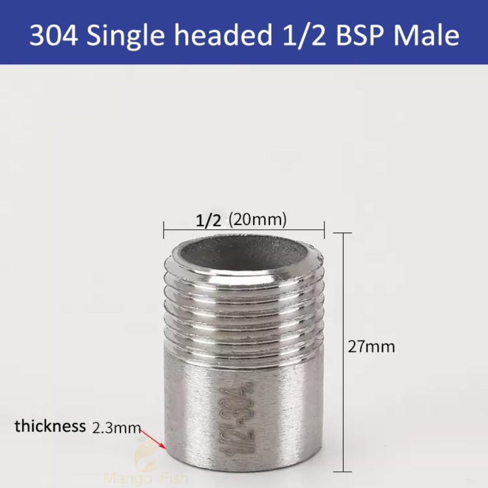 1/8"1/4"1/2"3/8" 3/4" 1" 2 Jednohlavé vnější šroubení s BSP závitem proti uvolnění Jednohlavý drát