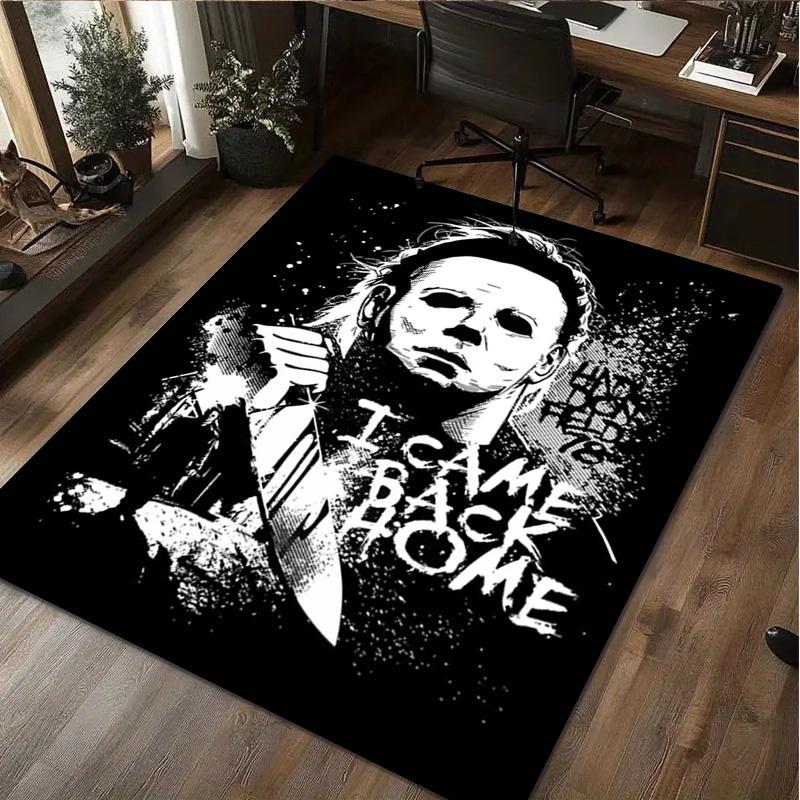 1Pc Halloween Print Rug - home decoration Carpet For Living Room Bedroom Flooring Computer Chair Area Rug