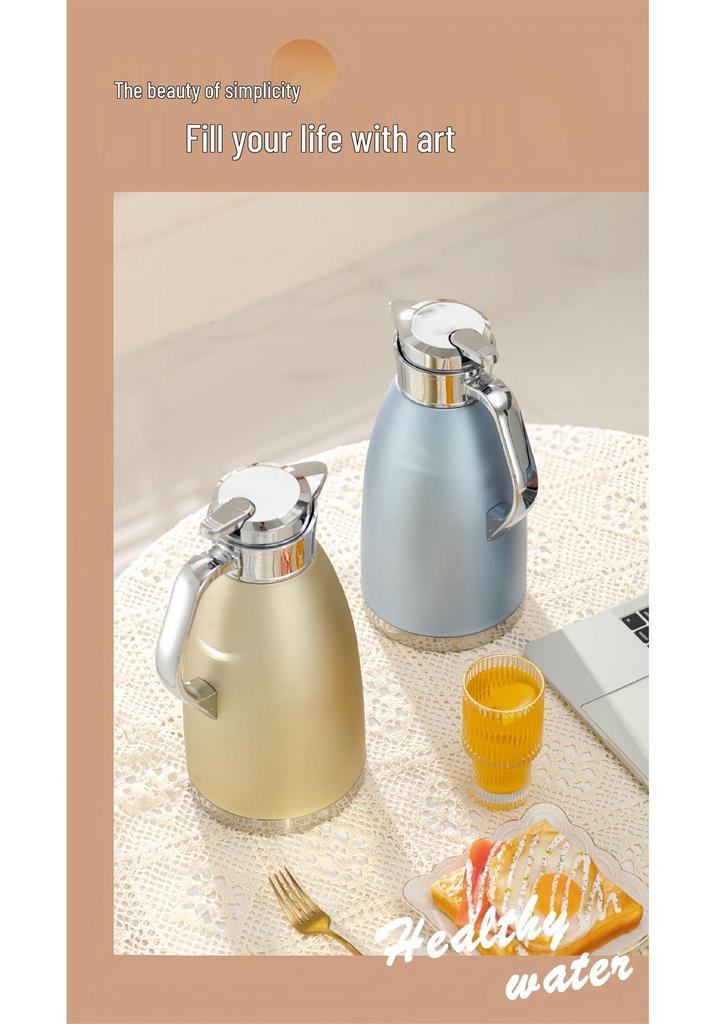 304 Stainless Steel Double-Layer Insulated Anti-Scald Kettle
