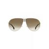 Carrera UniSex Pilot SunglaSSeS 1005 S B4eha White Gold 66mm B4eha