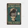 Mfoever Animal Inspirational Slogan Metal Sign Vintage Tin Sign Metal Vintage Bar Vintage Wall Decoration Bar Club Man Cave Metal Poster