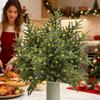 Christmas Pine Branches Artificial Greenery Picks With Led Light Pre Lit Pines Stems Home Decor For Outdoor Indoor Porches