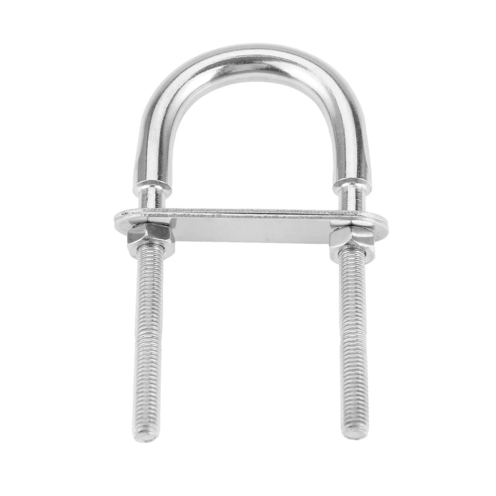 

1Pc M5 M6 M8 M10 M12 Stainless Steel 304 Marine Rigging Bow/Stern Eye U-Bolt for Boat Hardware Boat Parts Silver