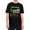 Can I Lick It Chemistry T Shirt Men Women Cotton Awesome T-Shirt O Neck Periodic Table Tee Shirt Short Sleeve Clothing Plus Size