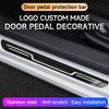 Stainless Steel Car Door Threshold Protection Stick Bumper Moldings Chrome Trim Auto Protector Accessories Styling Black
