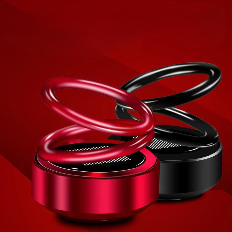 Solar Powered Car Perfume Aromatherapy Diffuser 360-Degree Rotation Air Freshener Automotive Interior Dashboard Decoration