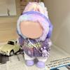 Doll Clothes Set Stylish Overalls Knitted Sweater Outfit for 15-17cm Dolls Fashionable Dress Up Accessories