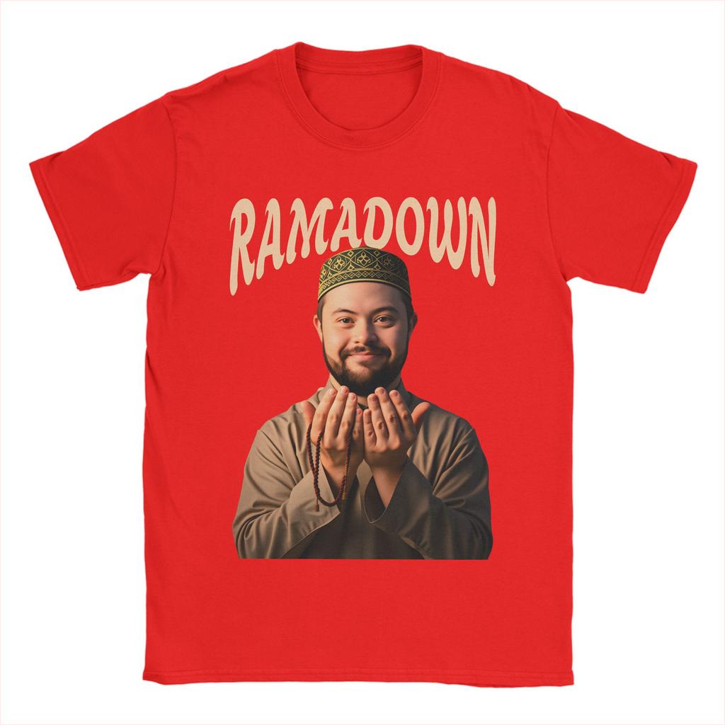 RAMADOWN MEME T Shirts Men Cotton Funny TShirt Round Collar  Tee Shirt Short Sleeve Tops New Arrival