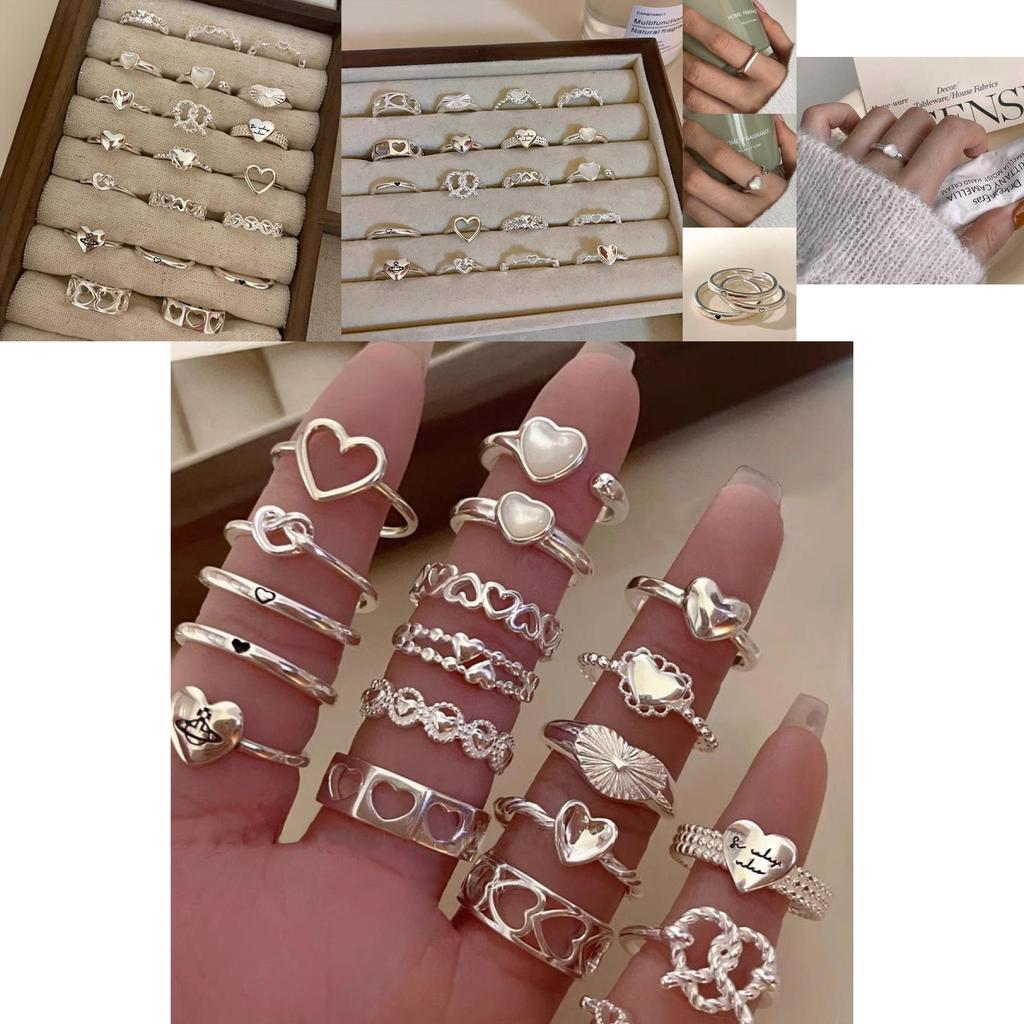 Elegantly Crafted Adjustable Open Heart Ring For Women Unique Geometric Design