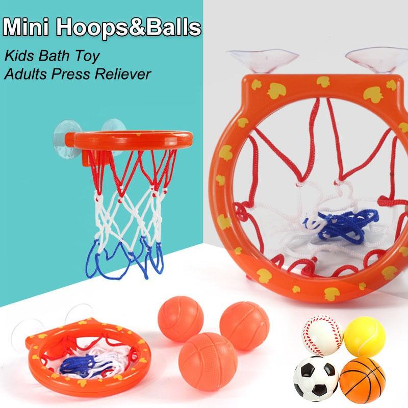 

Мозговой штурм, мини-баскетбол для ванной комнаты, ребенок играет в воде, игрушка для стрельбы, корзина на присоске, плавучесть, баскетбольный мяч для детей YSL