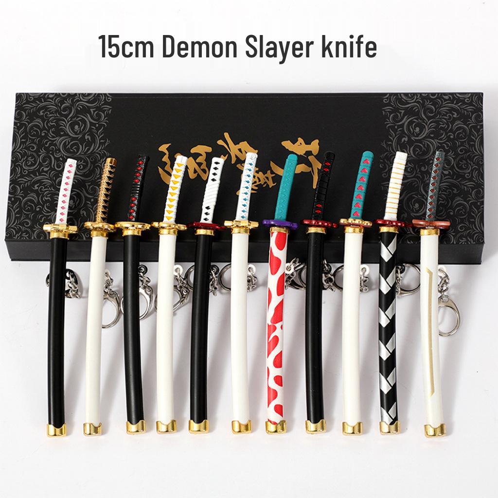 Demon Slayer Tanjiro & Zenitsu Plamenný pilíř Figurka Přívěsek na klíče (15CM)
