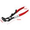 2x Hose Clamp Pliers Tool Swivel Jaw Locking Flat Band Coolant Clip Universal