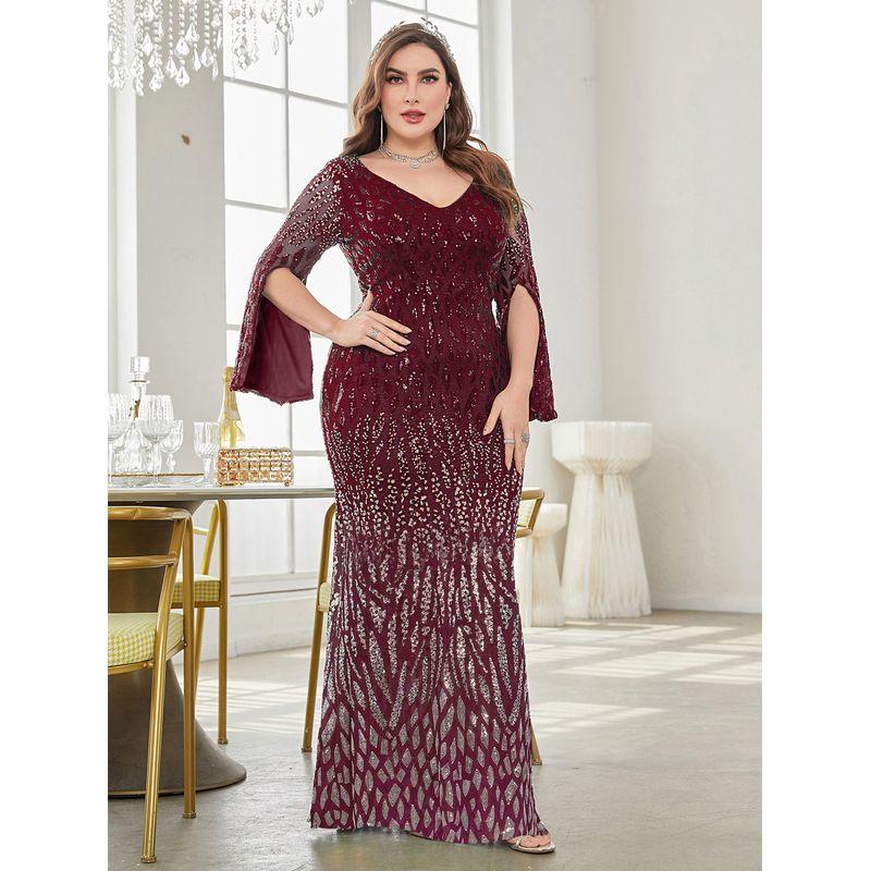 Plus Size Evening Party Dress Sexy Long Dress Maxi Plus Size Dress