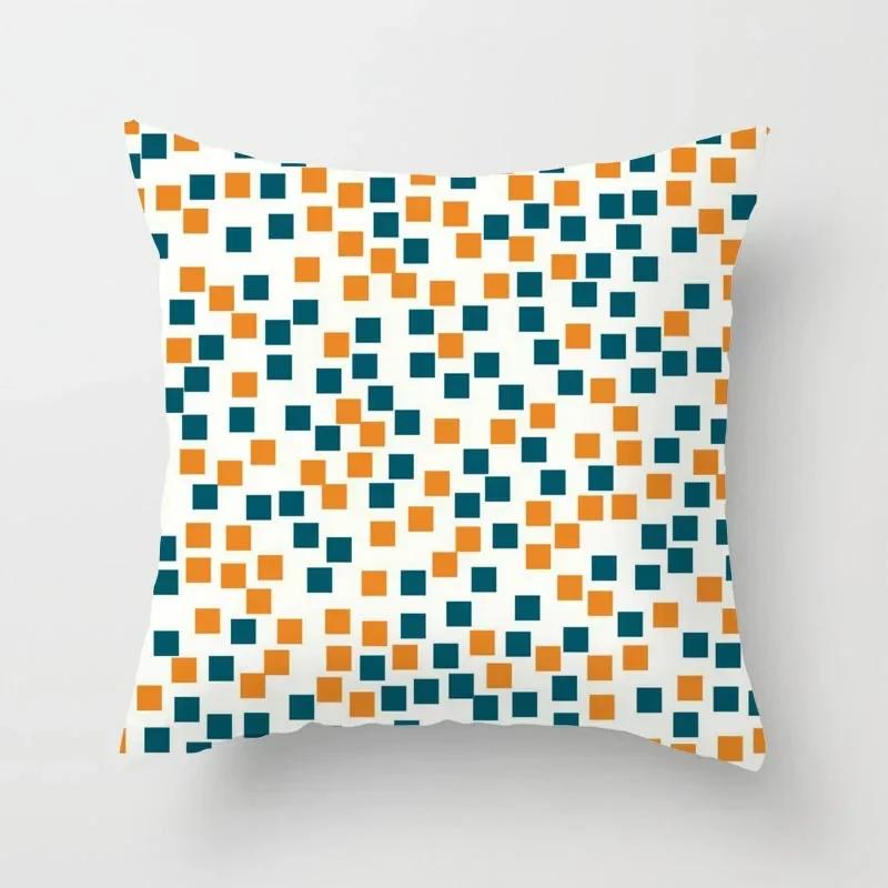 Abstract Pattern Geometric Cushion Cover Throw Pillow    Sofa  Square