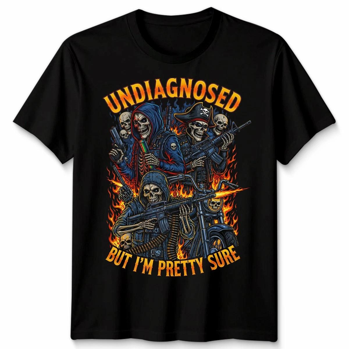 Autism Meme Undiagnosed But Im Pretty Sure Autistic Skeleton Unisex Tshirt XXXXL