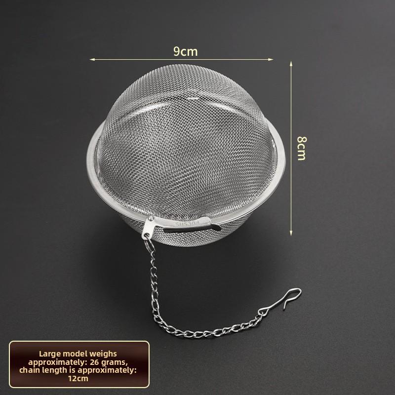 304 stainless steel seasoning balls, household tea infuser filter net, marinade pot, soup, stew, meat, seasoning box, hot pot seasoning filter balls