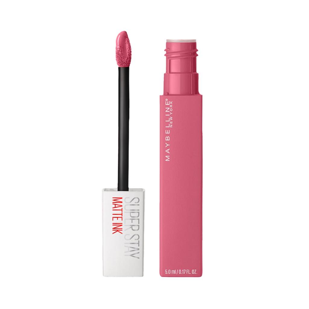 Maybelline New York Superstay Matte Ink Lipstick 125 Inspirer 5ml Long Lasting 16Hr Non Transfer Liquid Velvet Finish Makeup