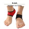 Unisex Black Red Heel Protector Socks - Comfortable Warm Shoe Covers