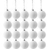 1-50 stuks Wijnrood Fluweel Kerstballen Kerstboom Bevlokte Hangende Decoraties Bal Ornamenten Huis Festival Feestartikelen