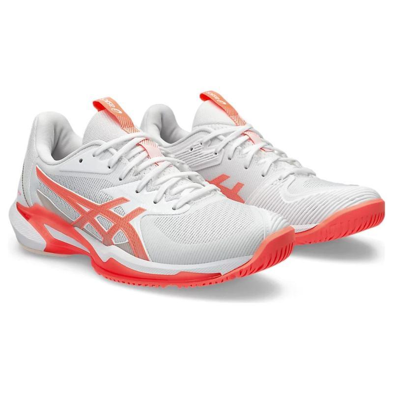 Asics Solution Speed Ff 3 White Sun Coral Women's Casual 1042A250-100