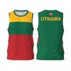 LUSE basketball jersey sports fitness vest 3D customized men's vest casual, comfortable, loose, quick-drying and sweat-wicking