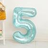 Jelly Blue Number Balloons 0-9 Birthday Wedding Party Decora for Adult Child Birthday Baby Shower Party DIY Photo 32inch Balloon