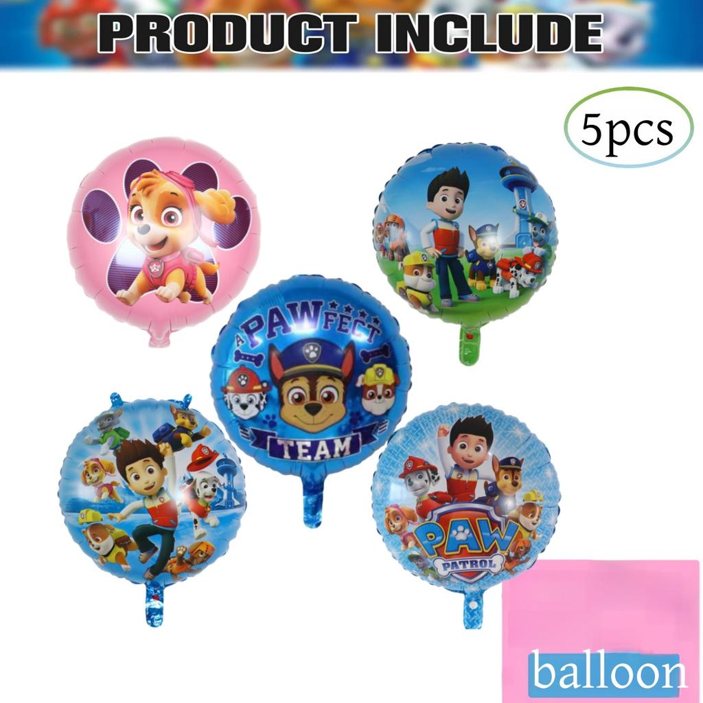 New PAW Patrol Birthday Party Decorations Dog Skye Balloons Plate Tablecloth Gift Bag Baby Shower Kids Party Supplies Toys gifts