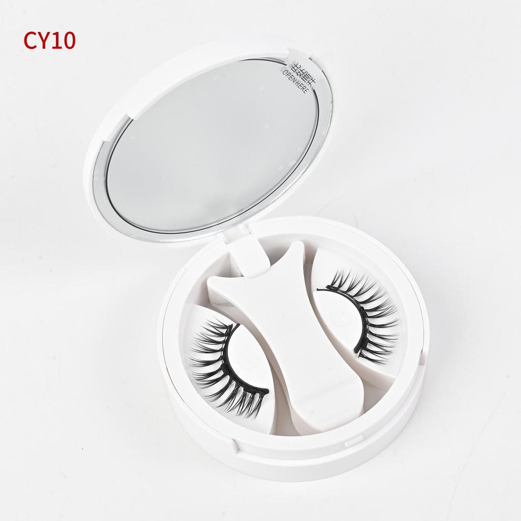 Magnetic Reusable Eyelashes in Glue-Free Portable Case for Beginners