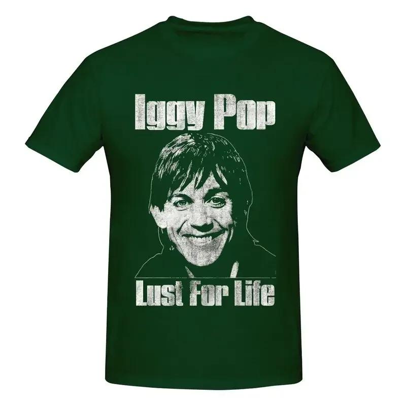 Iggy Pop Lust For Life Mens Licensed Rock N Roll Band Stooges Shirt T-shirt Tee Pop Classic