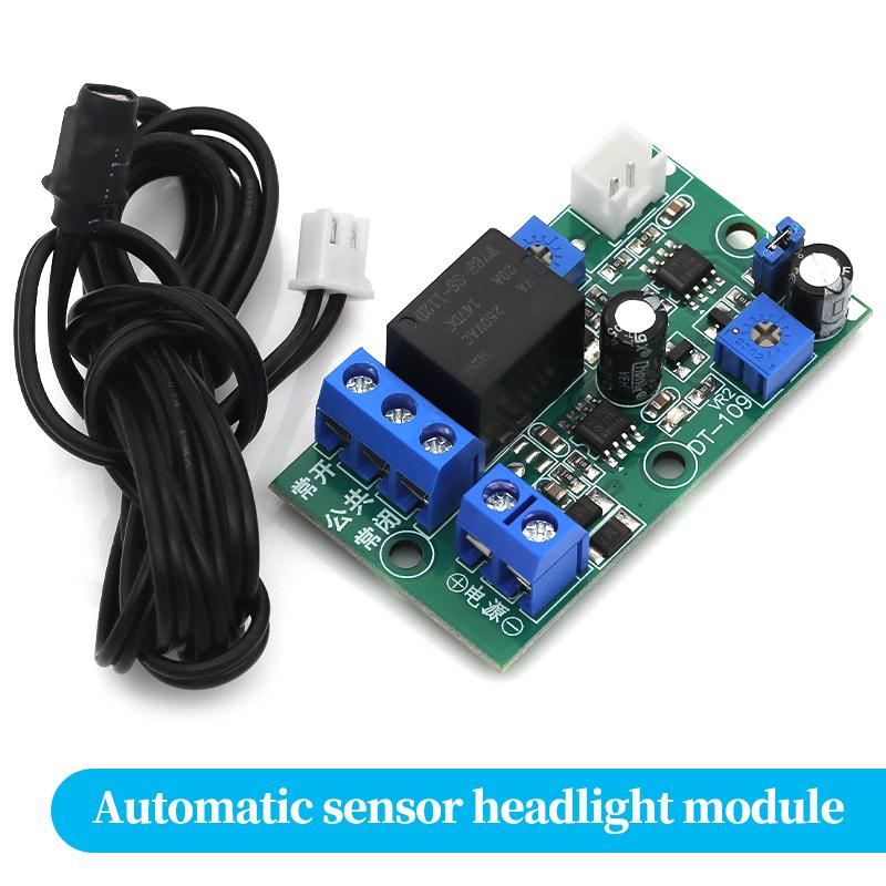 [Automatic Sensor Headlights] Light Control Module, Auto Headlight Module, Automatic Switch, Delay Start DC12V