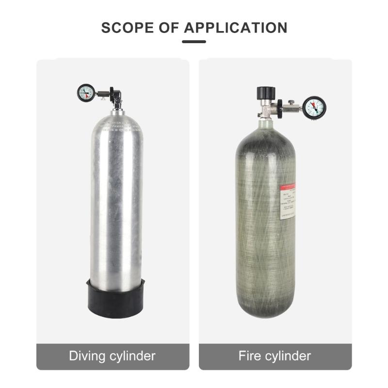 Upgraded Pressures Gauges Replacement Diving Pressures Gauges Diving Cylinder for Diving Equipment
