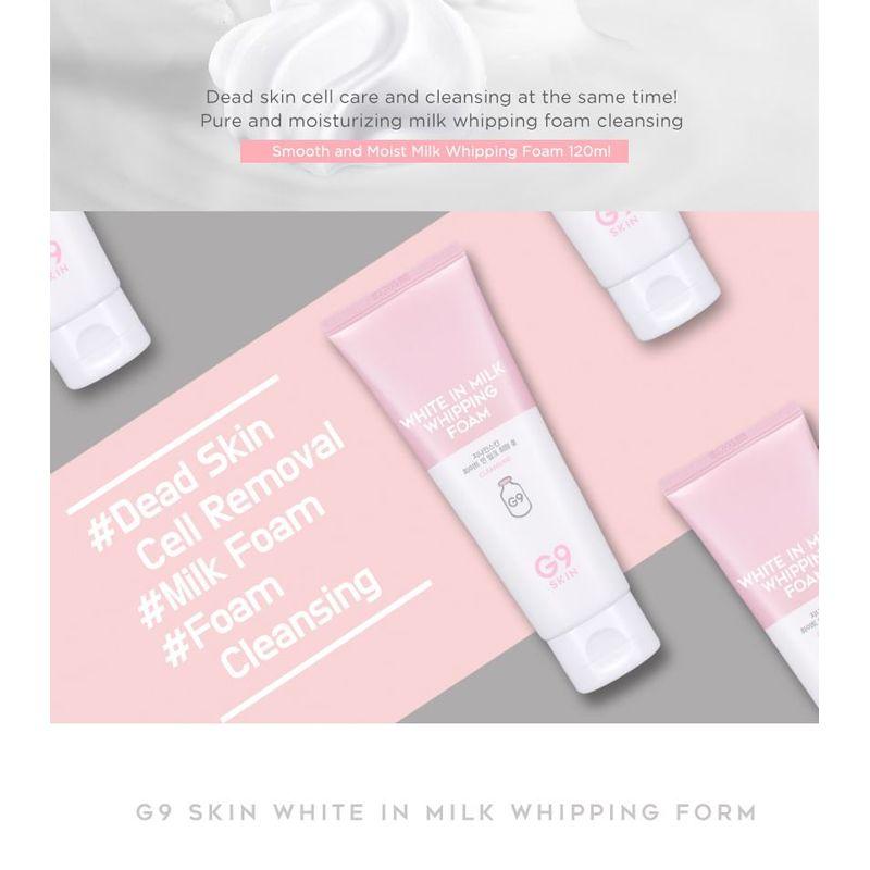 G9SKIN White In Milk Whipping Foam 120ml