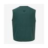 Logo Embroidered V-Neck Zip Sleeveless Vest Men Vests Green NV5VR10B