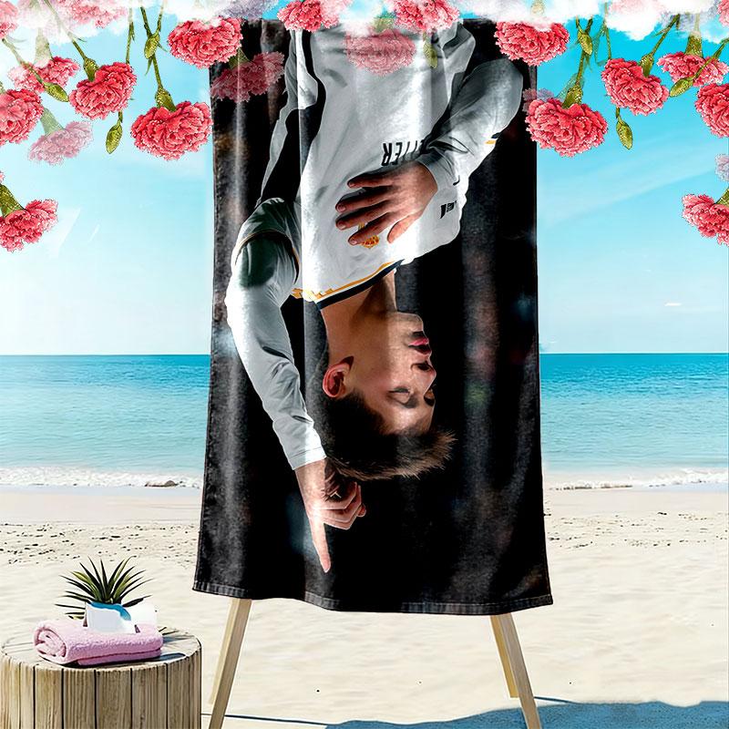 Guler Print Beach Towel, Large Soft Quick Dry Towel for Beach Camping Swimming