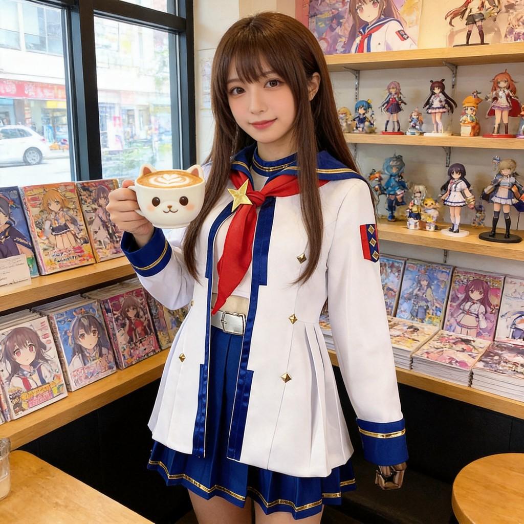 Pretty Derby Oguri Cap Cosplay Costume With Maid Outfit For Anime Game Role Play